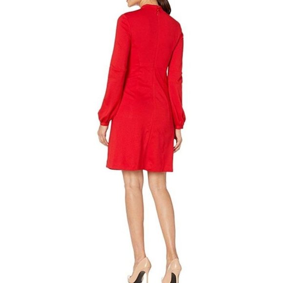 Trina Turk Indra Crimson Red Career Sheath Dress - Picture 2 of 3